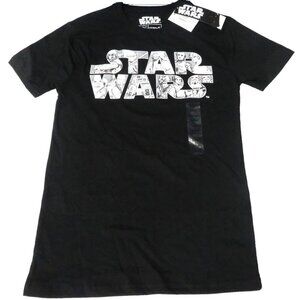 Star Wars Men's Boys Graphic Logo Short Sleeve T-Shirt Black Size Small New Tags